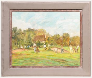 Victor Willis (1934-2004) - British School 20th Century Oil, On the Green