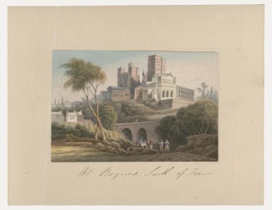 Thomas Remnant Charleton (1756-1849) - Watercolour, At Begias, South of France 