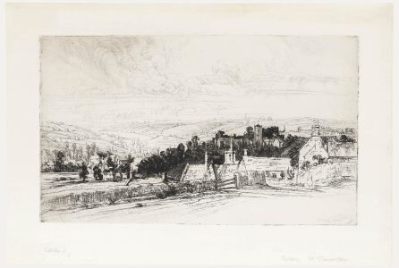 Nathaniel Sparks RE (1880-1956) - Early 20th Century Etching, Selsley