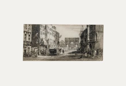 Nathaniel Sparks RE (1880-1956) - Early 20th Century Etching, Marble Arch