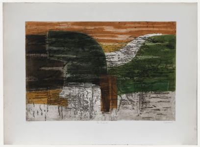 Betty Connal Peebles (1935-1999) - 20th Century Collagraph, Le Defile