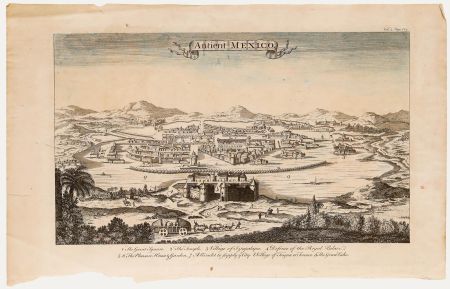 18th Century Engraving - Ancient Mexico
