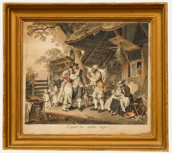 After Sigmund Freudenberger (1745-1801) - Etching, Departure of the Soldier