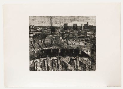 Toni Martina RE (1956-2017) - 20th Century Etching, View Across London