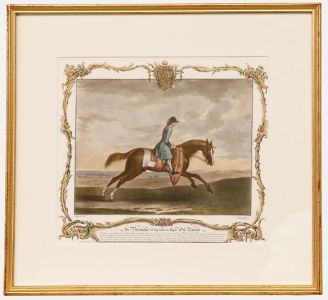 Richard Houston (1721-1775) - Mezzotint, The Portraiture of Old Partner