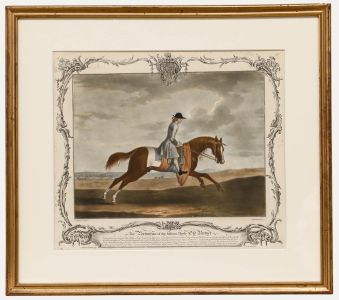 Richard Houston (1721-1775) - Mezzotint, The Portraiture of Old Partner
