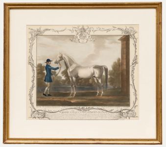 Richard Houston (1721-1775) - 19th Century Mezzotint, The Portraiture of Crab