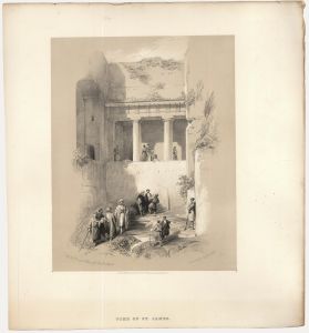 Louis Haghe after David Roberts - 19th Century Lithograph, Tomb of St James