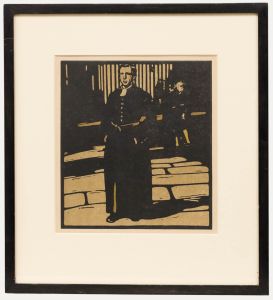 Sir William Nicholson (1872-1949) - Early 20th Century Lithograph, Bluecoat Boy