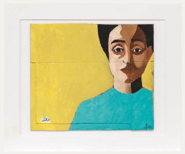 Ben Carrivick - Contemporary Oil, Turquoise Top