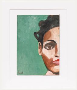Ben Carrivick - Contemporary Oil, Curly Hair