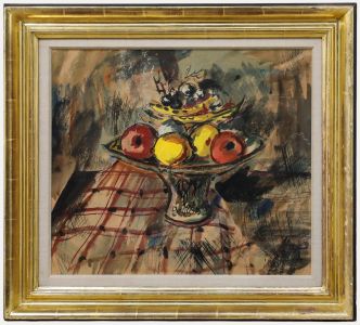 Rowland Suddaby (1912-1972) - 1946 Gouache, Fruit Bowl
