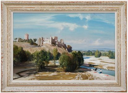 Kenneth Raymond Denton (1932-2024) - Framed 20th Century Oil, Escalona Castle