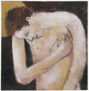 Andy Waite (b.1954) - 2010 Oil, Hand on Heart