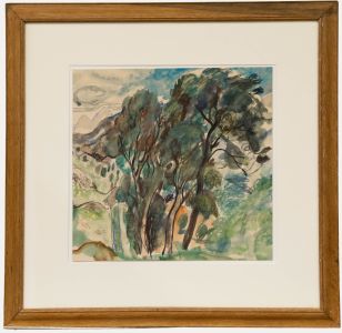 Leslie Hurry (1909-1978) - Mid 20th Century Watercolour, A Vision of Trees