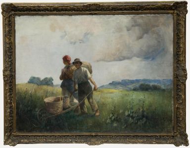 Early 20th Century Oil - Harvesters
