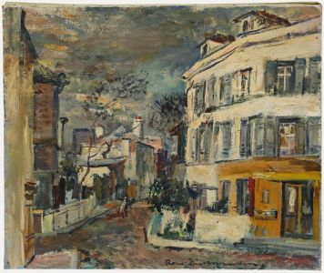 René Zimmermann (1904-1991) - Mid 20th Century Oil, Montmartre