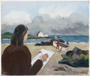 Georges Joubin (1888-1983) - 20th Century Oil, En Plein Air
