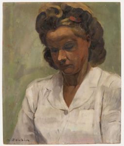 Georges Joubin (1888-1983) - Mid 20th Century Oil, Deep in Thought