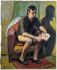 Georges Joubin (1888-1983) - Mid 20th Century Oil, The Actor