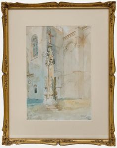 Early 20th Century Watercolour - The Cloister