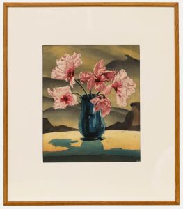 Hugo Noske (1886-1960) - Early 20th Century Woodcut, Fringed Tulips