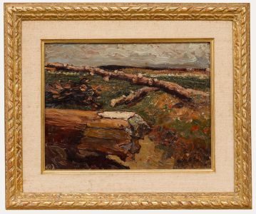 Christiaan le Roy (1884-1969) - 1915 Oil, Fallen Tree