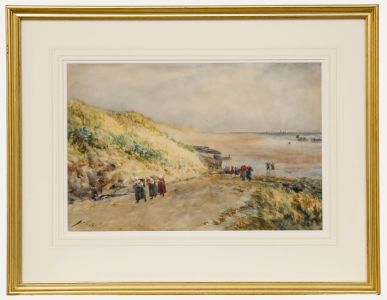 Thomas Bush Hardy (1842-1897) - 19th Century Watercolour, Bringing in the Catch