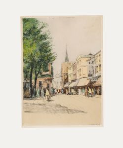 William Tatton Winter (1855-1928) - 20th Century Etching, St George's Tower