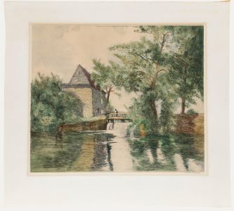 William Tatton Winter (1855-1928) - Early 20th Century Etching, Black Mill