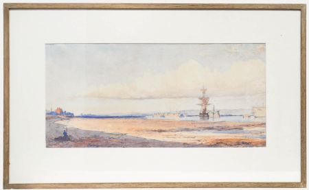 Late 19th Century Watercolour - Low Tide