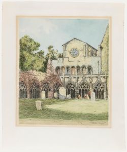 William Tatton Winter (1855-1928) - Early 20th Century Etching, The Cloisters