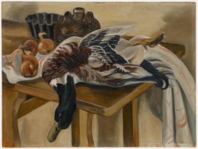 Maurice Mourlot (1906-1983) - 20th Century Oil, Still Life with Duck