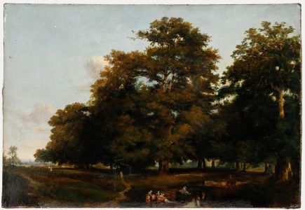 Mid 19th Century Oil - Washerwomen