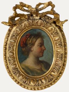 European School 17th Century Oil - Portrait of a Lady with Golden Hair