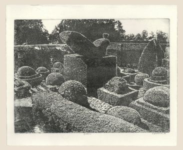 Terry Buchanan (b.1938) - Contemporary Collagraph, Go Baby Go