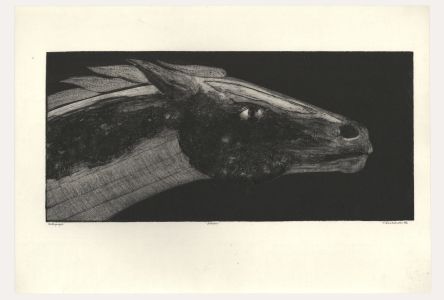 Terry Buchanan (b.1938) - Contemporary Collagraph, Arion