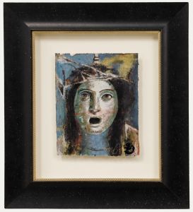 Gerti Bierenbroodspot (b. 1940) - 20th Century Lithograph, Pompeii Head