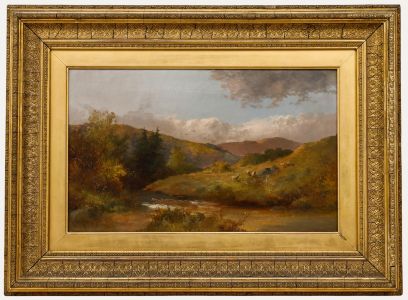 George Henry Jenkins (1843-1914) - Framed Late 19th Century Oil, Bickleigh Vale