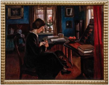Early 20th Century Oil - The Musician