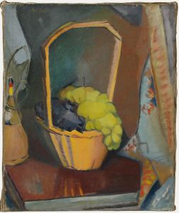 Mid 20th Century Oil - The Grape Basket