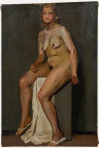 Attrib. Yves Fournier (1917-2016) - Mid 20th Century Oil, Studio Model