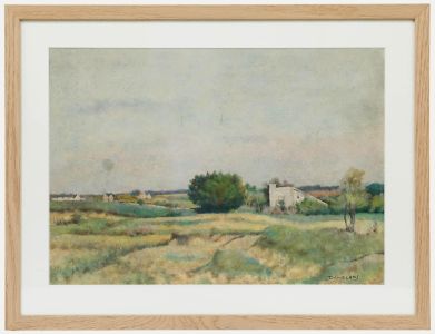 Eugene Damblans (1865-1945) - Early 20th Century Oil, Calm in the Country