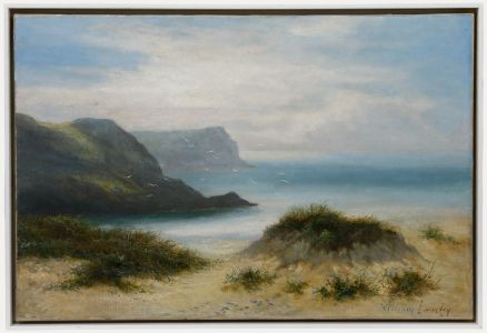 William Langley (fl.1880-1920) - Framed Oil, View from the Dunes