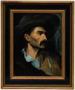 Framed Late 19th Century Oil - Caro Mio