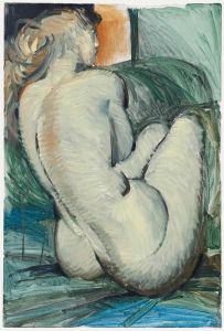 Contemporary Oil - Seated Nude