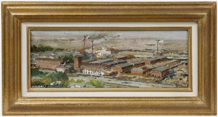 Vasily Filipovich Rudnev (1928-2018) - 1959 Oil, Industrial City