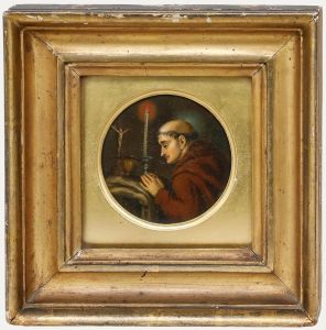 Fine 19th Century Oil - The Monk