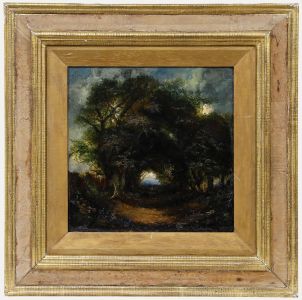 Manner of Narcisse Virgile Diaz de la Pena - 19th Century Oil, The Wooded Path