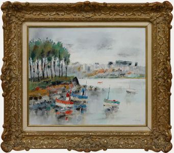 Louis Rosan (b.1926) - Mid 20th Century Oil, Sailboats